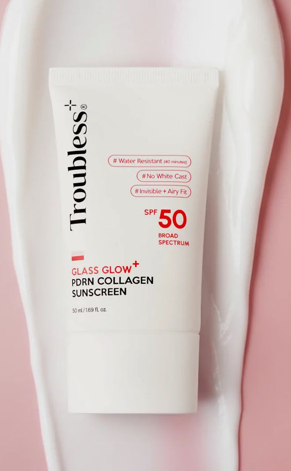 Troubless GLASS GLOW+ PDRN sunscreen