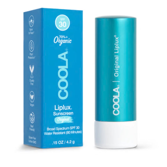 COOLA Classic Liplux Organic Lip Balm Sunscreen SPF 30