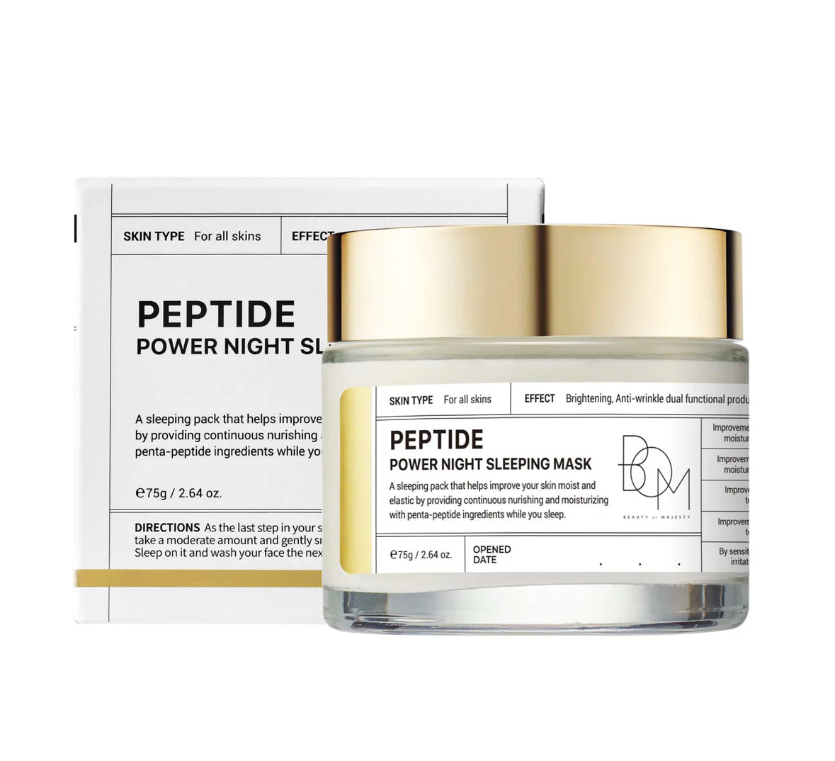 PEPTIDE Power Night Sleeping Mask