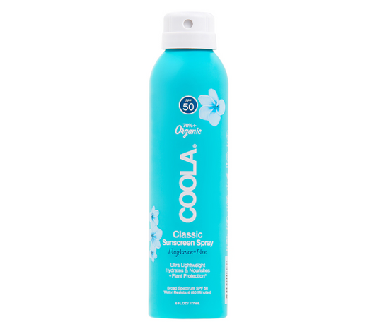 Classic Body Organic Sunscreen Spray SPF 50 - Fragrance Free