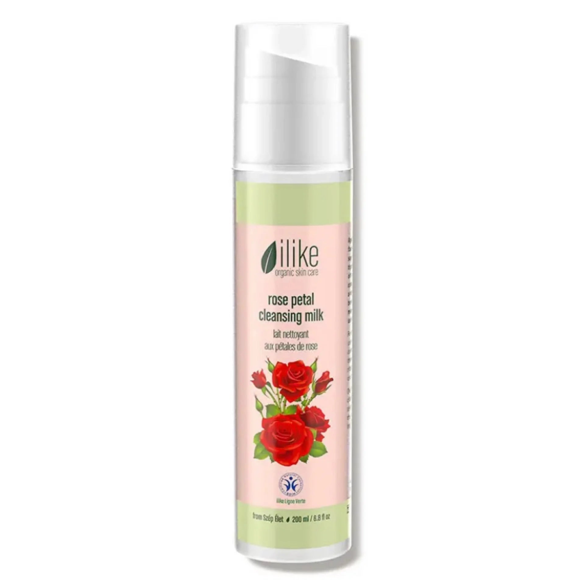 ilike rose petal cleansing milk
